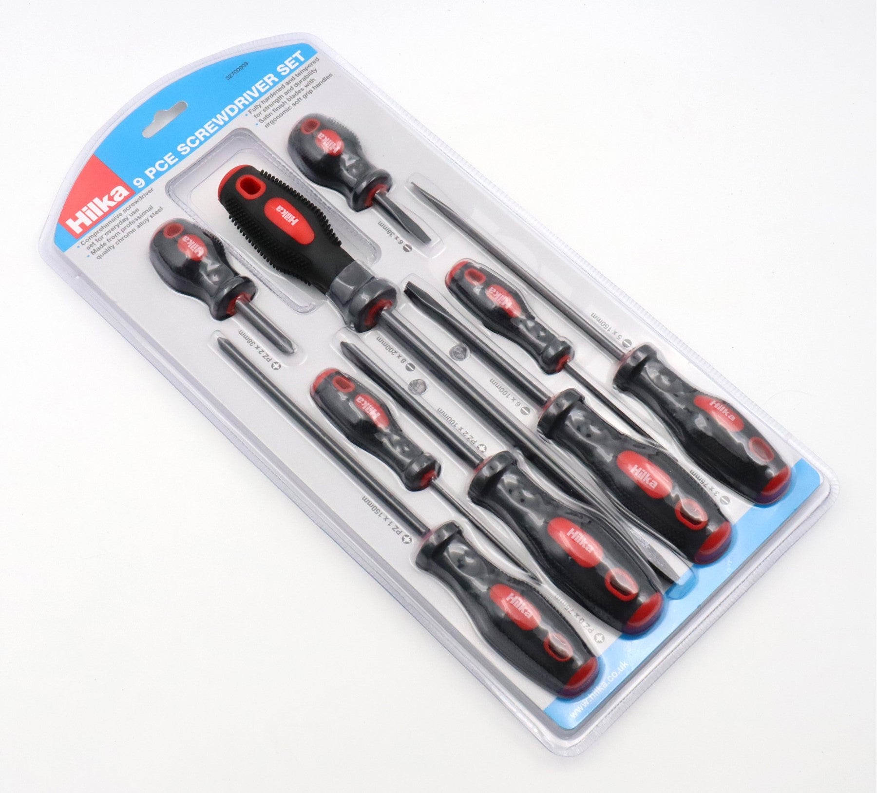 Hilka 9 pce Screwdriver Set 32700009