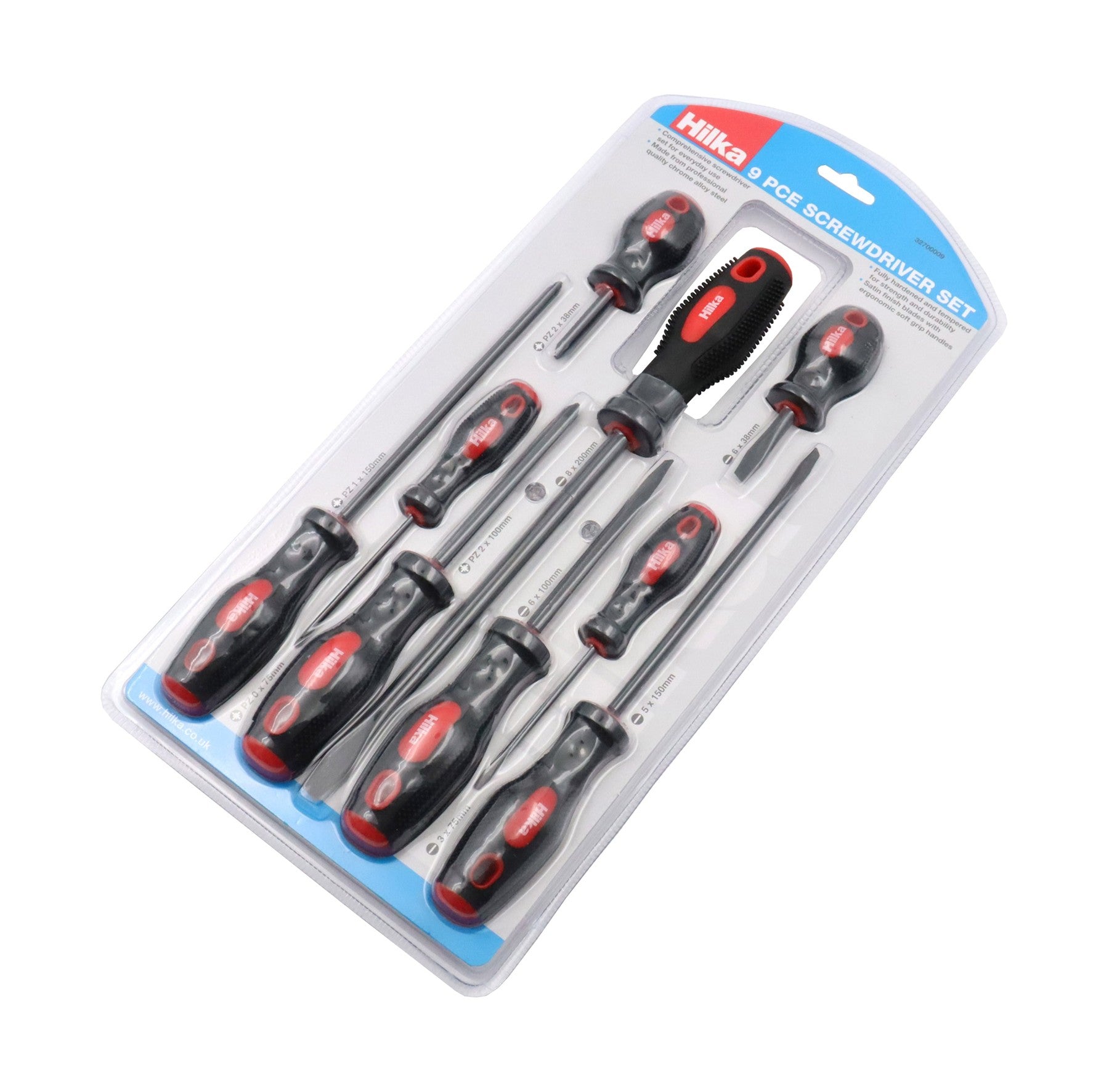 Hilka 9 pce Screwdriver Set 32700009