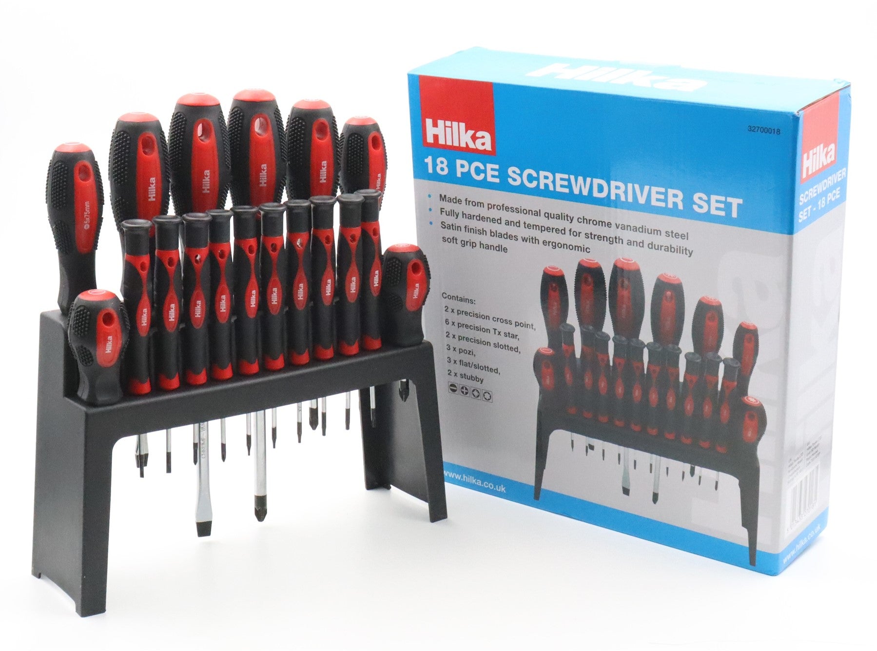 Hilka 18 pce Screwdriver Set 32700018