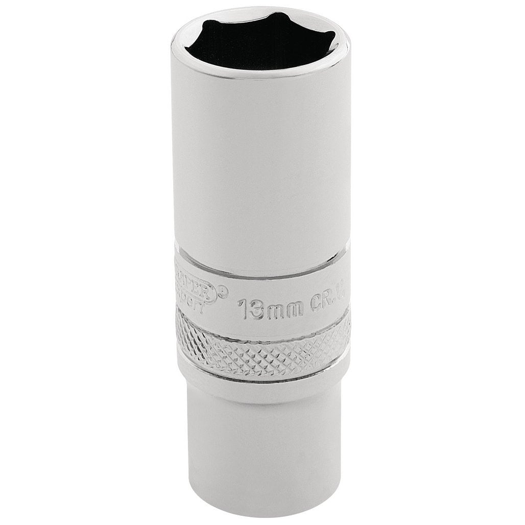Draper Expert HI-TORQ® 6 Point Deep Socket, 1/4" Sq. Dr., 13mm  32762