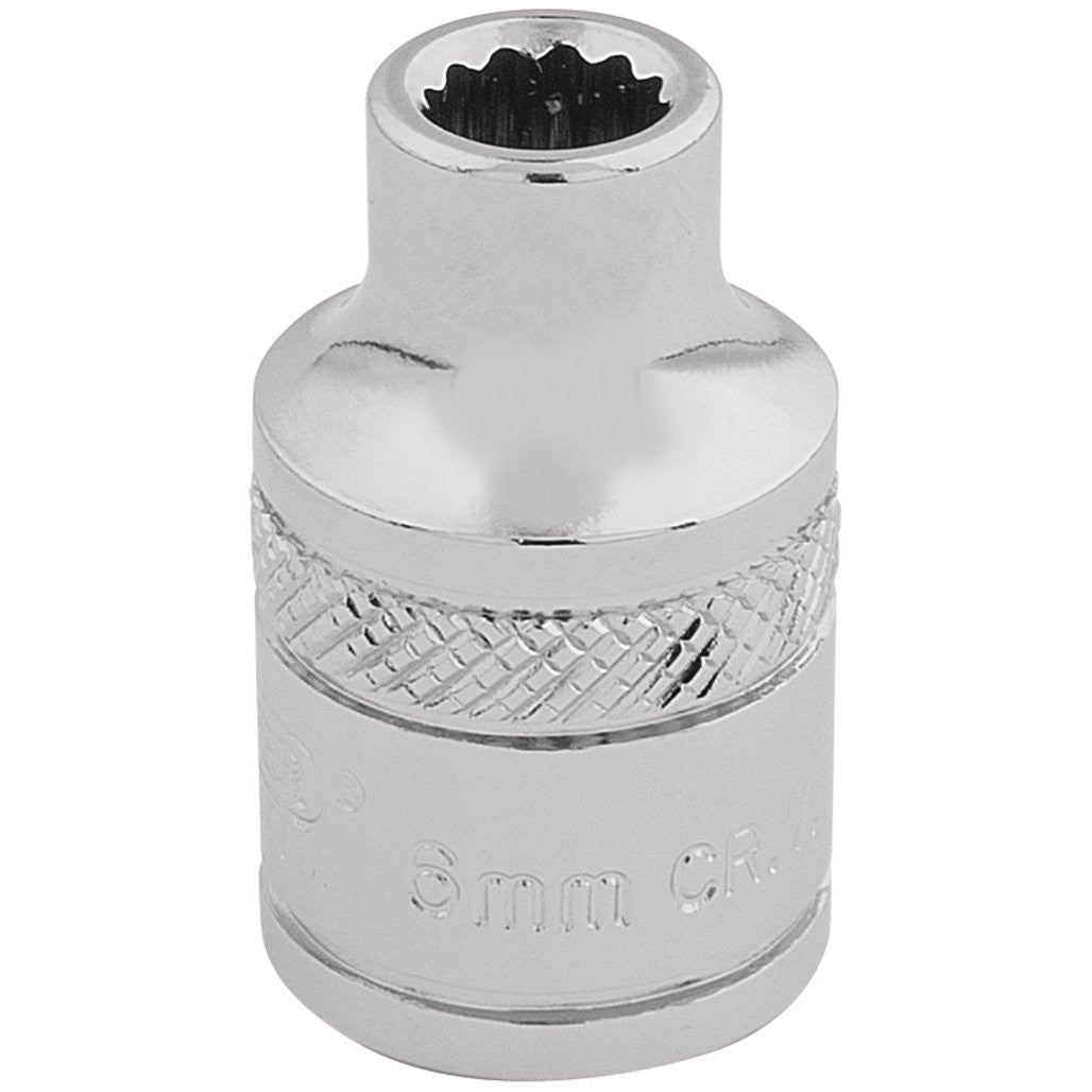 Draper Expert HI-TORQ® 12 Point Socket, 3/8" Sq. Dr., 6mm  32766