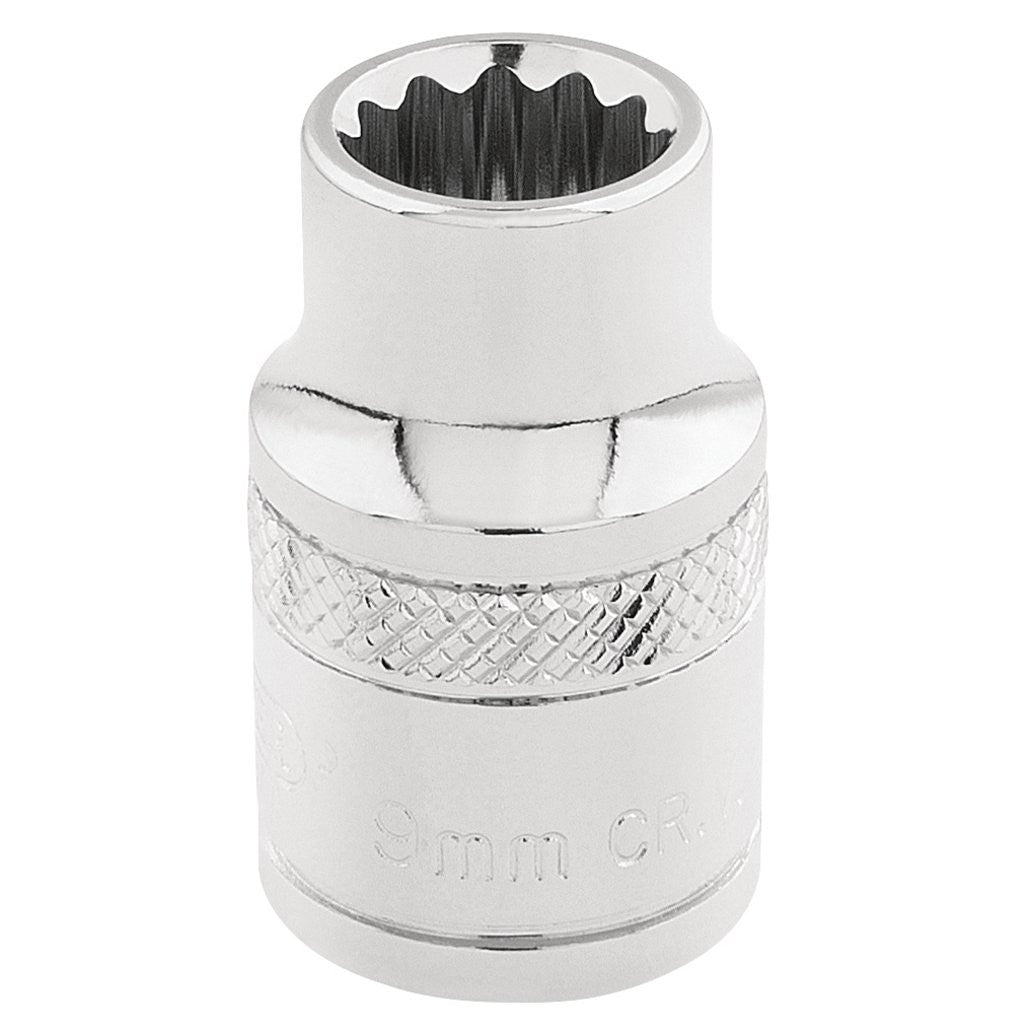 Draper Expert HI-TORQ® 12 Point Socket, 3/8" Sq. Dr., 9mm  32769