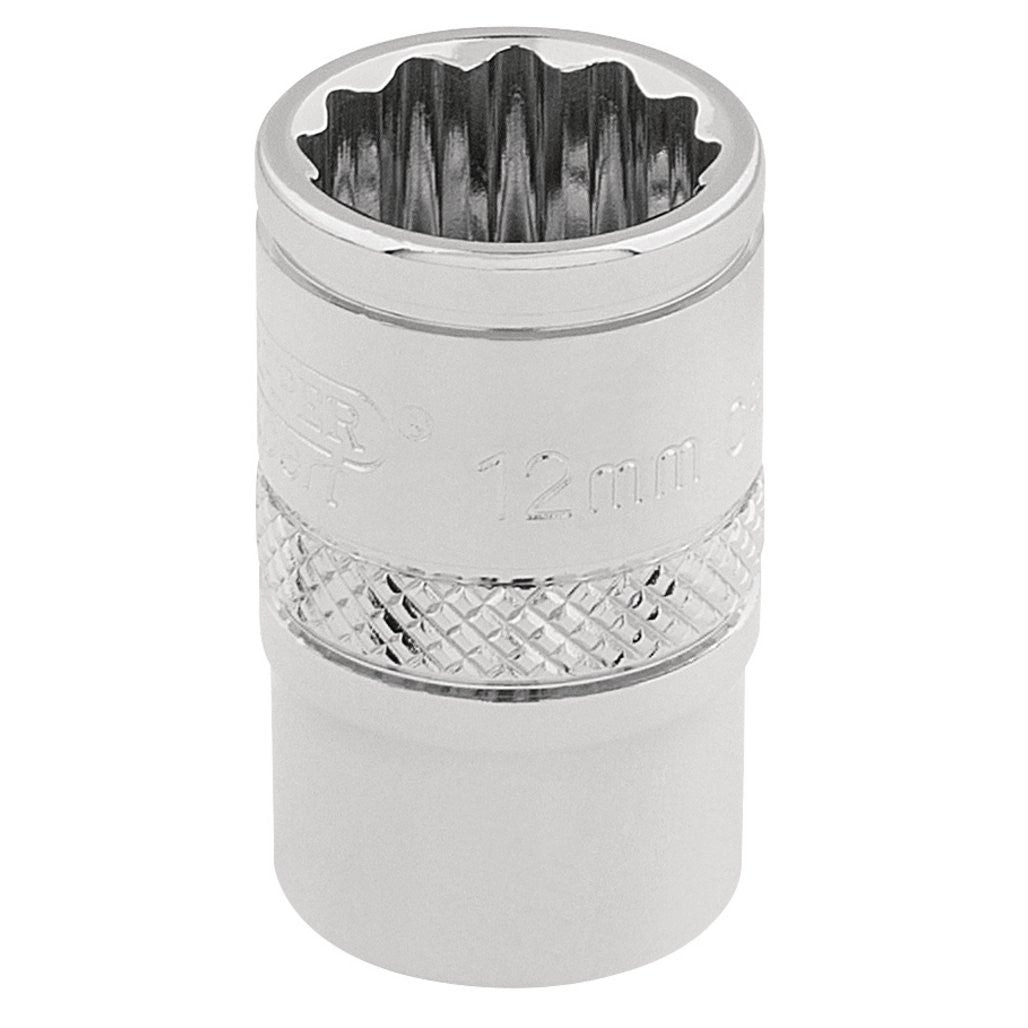 Draper Expert HI-TORQ® 12 Point Socket, 3/8" Sq. Dr., 12mm  32772