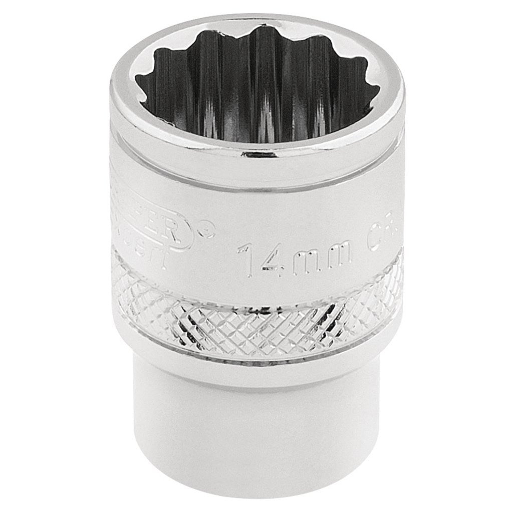 Draper Expert HI-TORQ® 12 Point Socket, 3/8" Sq. Dr., 14mm  32777