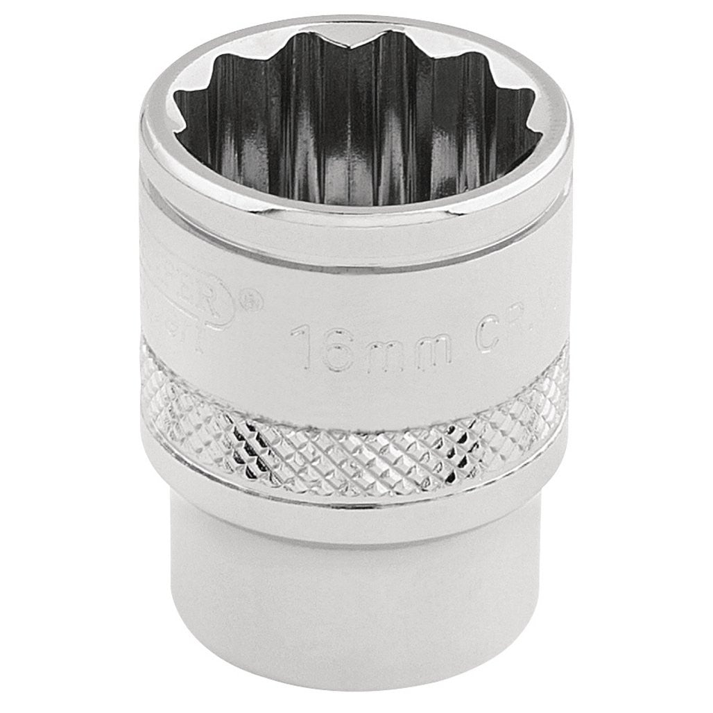 Draper Expert HI-TORQ® 12 Point Socket, 3/8" Sq. Dr., 16mm  32780
