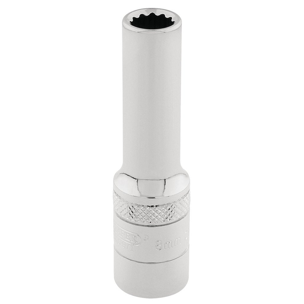 Draper Expert HI-TORQ® 12 Point Deep Socket, 3/8" Sq. Dr., 8mm  32818