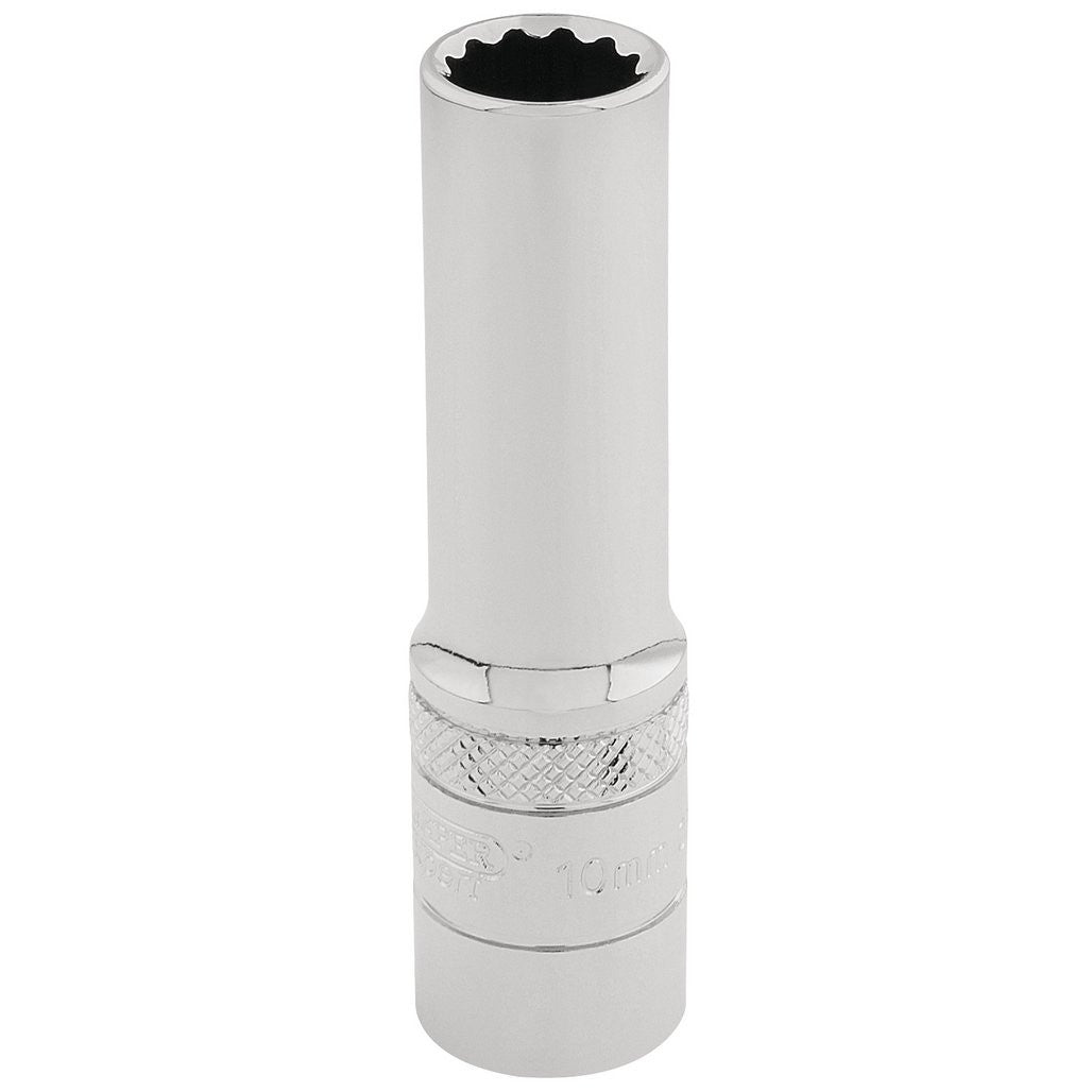 Draper Expert HI-TORQ® 12 Point Deep Socket, 3/8" Sq. Dr., 10mm  32819