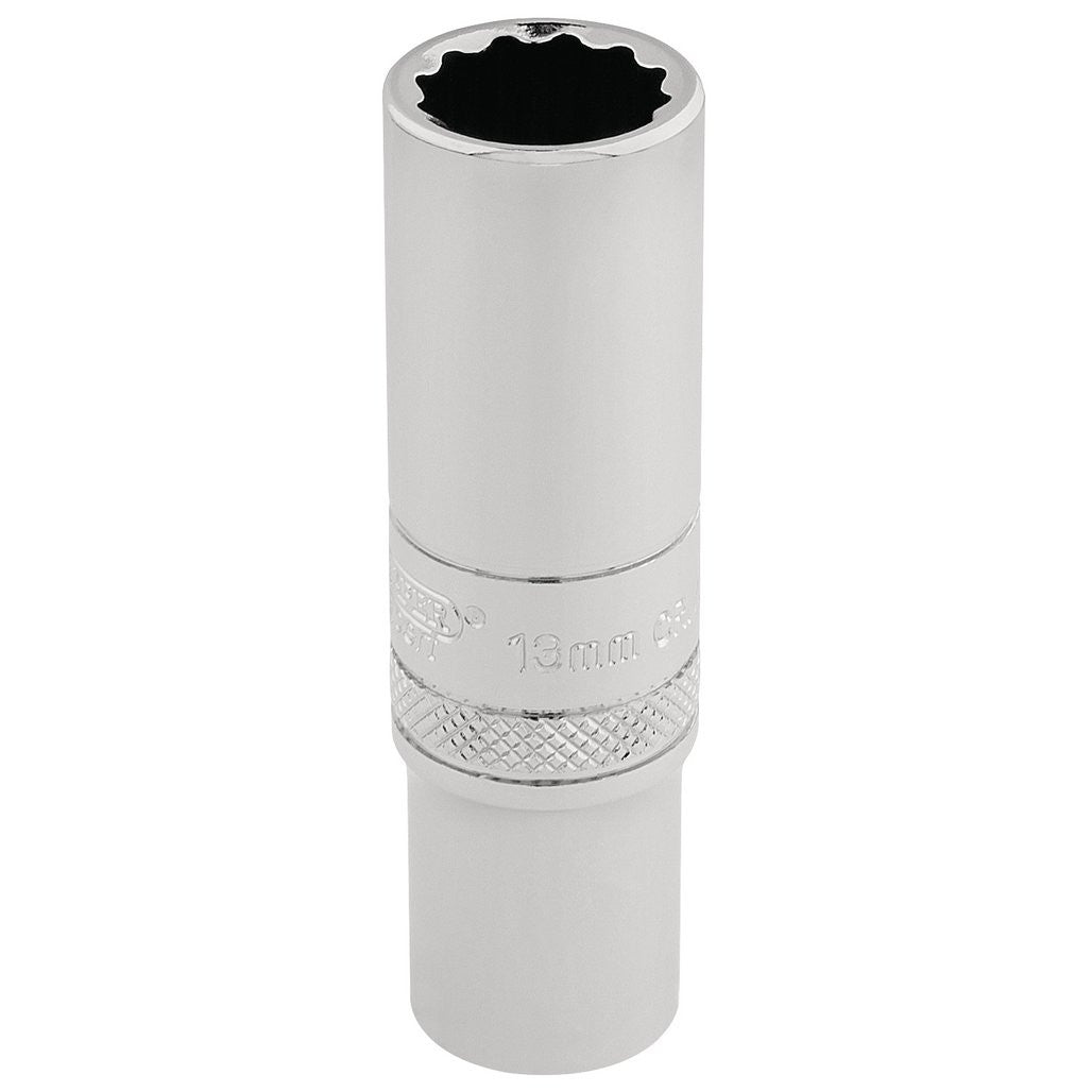 Draper Expert HI-TORQ® 12 Point Deep Socket, 3/8" Sq. Dr., 13mm  32823