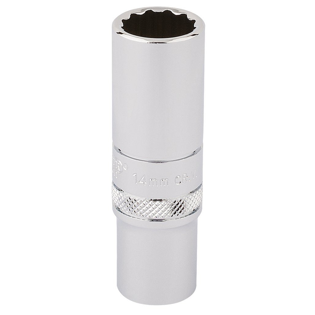 Draper Expert HI-TORQ® 12 Point Deep Socket, 3/8" Sq. Dr., 14mm  32955