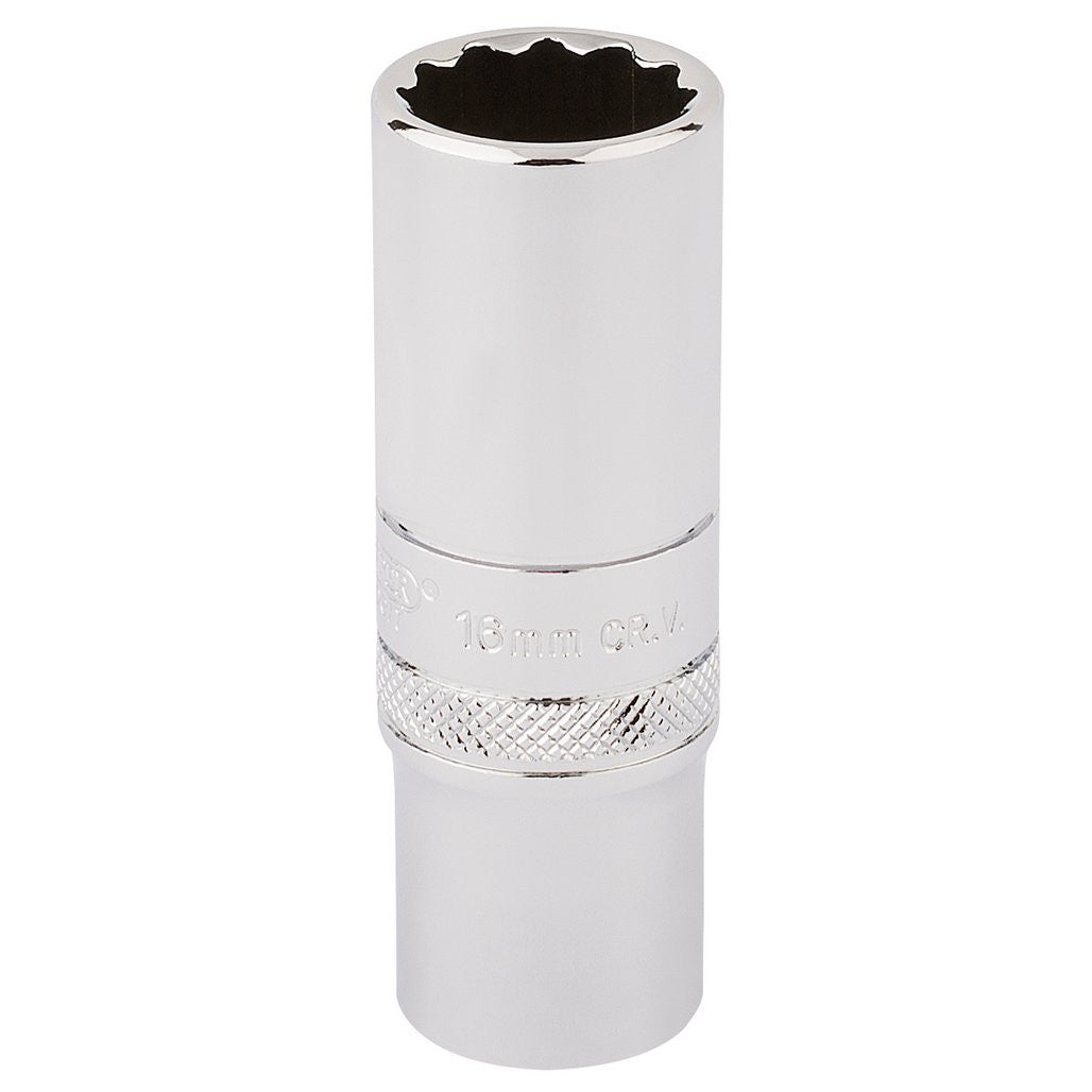 Draper Expert HI-TORQ® 12 Point Deep Socket, 3/8" Sq. Dr., 16mm  32990