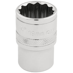 Draper Expert HI-TORQ® 12 Point Socket, 1/2" Sq. Dr., 19mm  33231