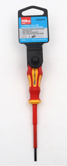 Hilka 3mm x 75mm Insulated VDE Screwdriver 33300075