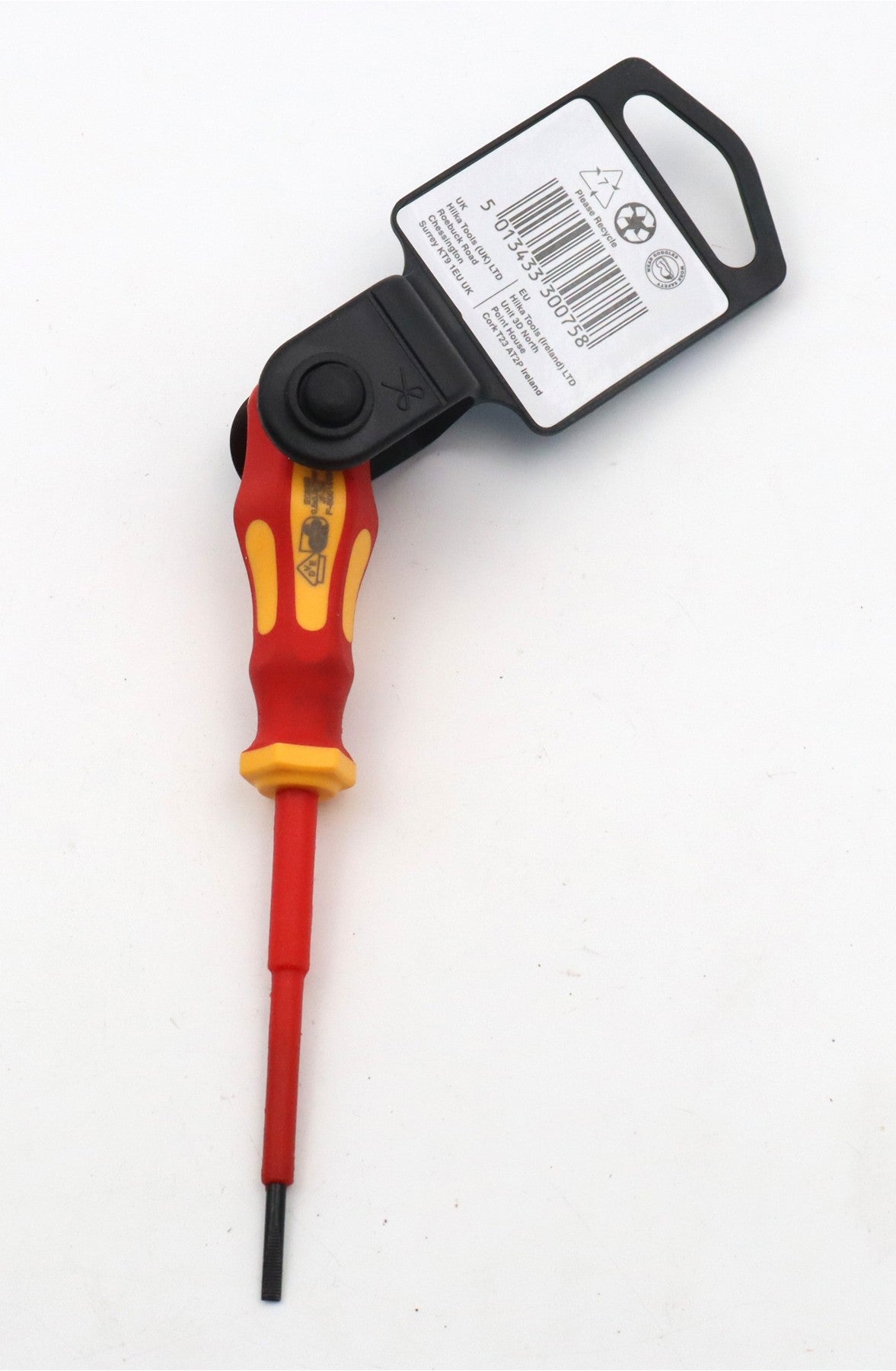 Hilka 3mm x 75mm Insulated VDE Screwdriver 33300075