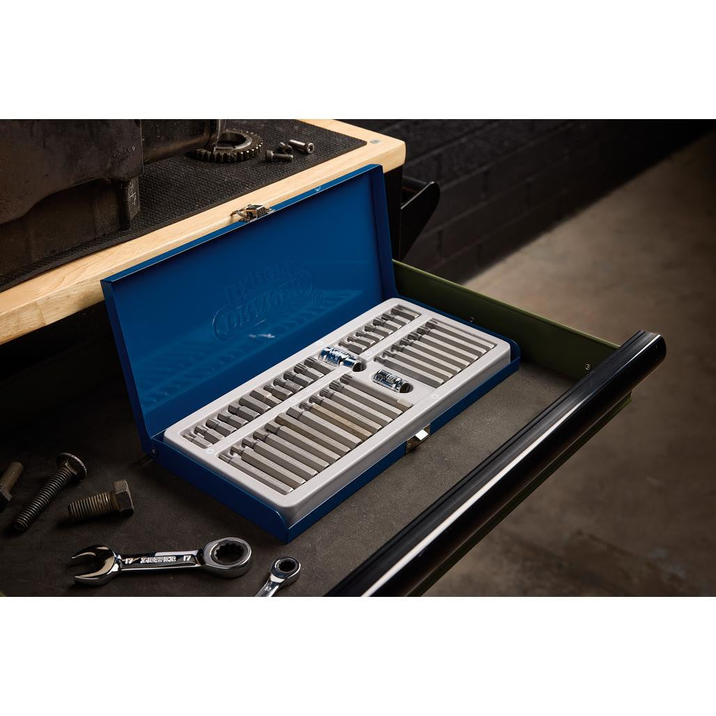 Draper Expert TX-STAR® Hex. & Spline Mechanics Bit Set, 3/8, 1/2" Sq. Dr. (40 Piece)  33322