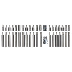 Draper TX-STAR® Hex. & Spline Mechanics Bit Set, 3/8, 1/2" Sq. Dr. (40 Piece)  33323