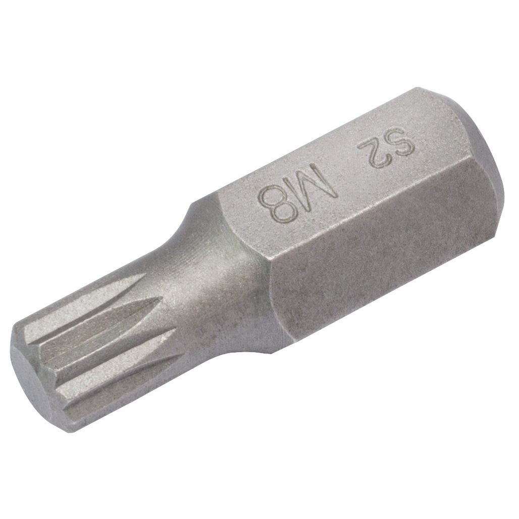Draper Expert Spline 10mm Insert Bit for Mechanics Bit Sets, M8 x 30mm  33341