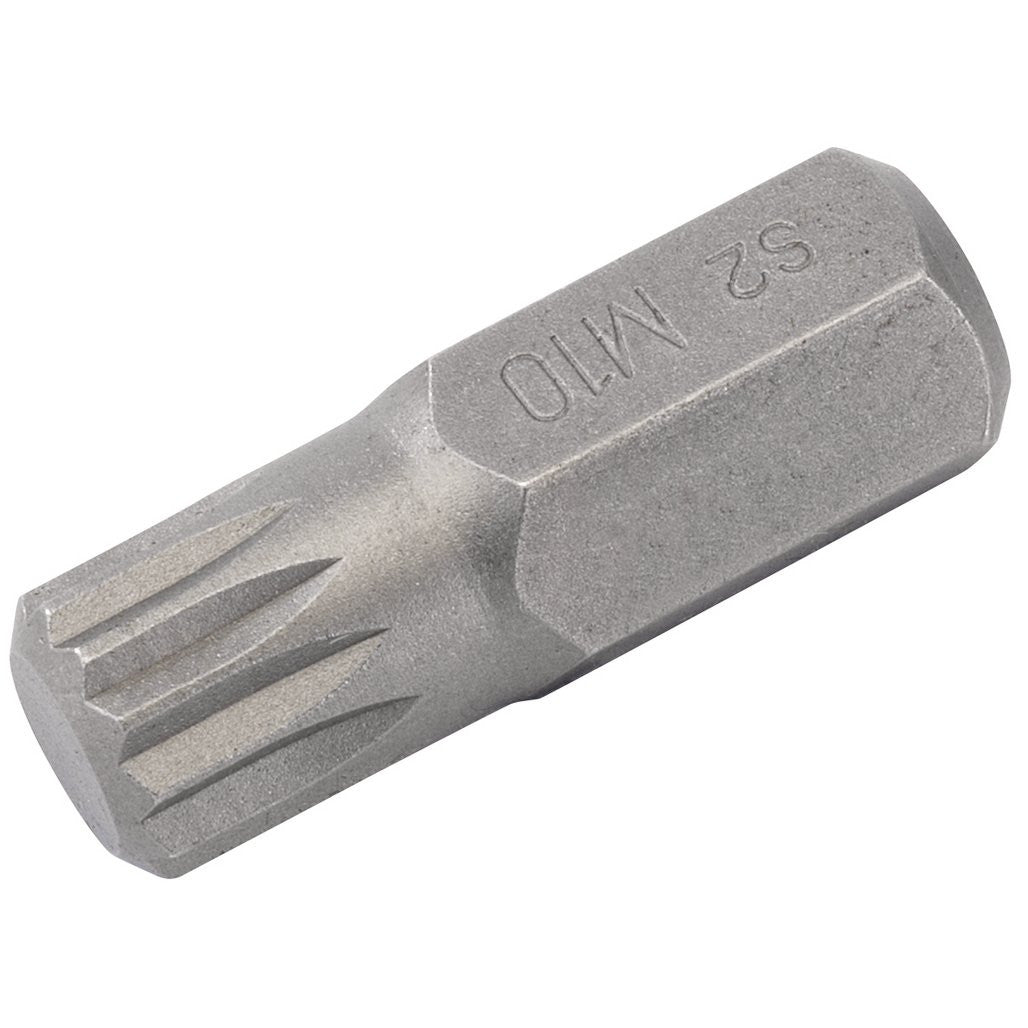 Draper Expert Spline 10mm Insert Bit for Mechanics Bit Sets, M10 x 30mm  33342
