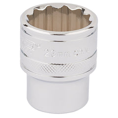 Draper Expert HI-TORQ® 12 Point Socket, 1/2" Sq. Dr., 23mm  33370