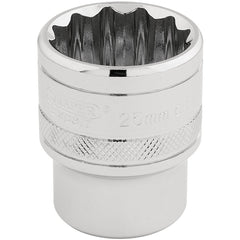 Draper Expert HI-TORQ® 12 Point Socket, 1/2" Sq. Dr., 25mm  33418