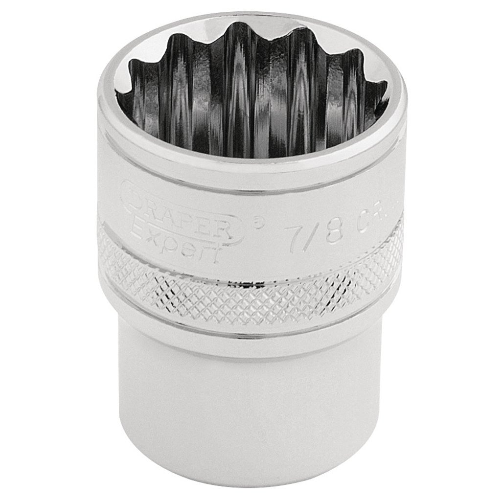 Draper Expert HI-TORQ® 12 Point Socket, 1/2" Sq. Dr., 7/8"  33661