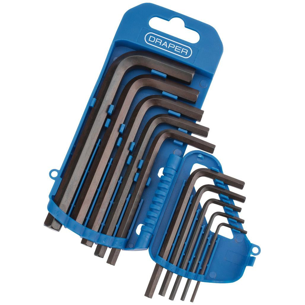 Draper Metric Hexagon Key Set with Storage Holder (10 Piece)  33687