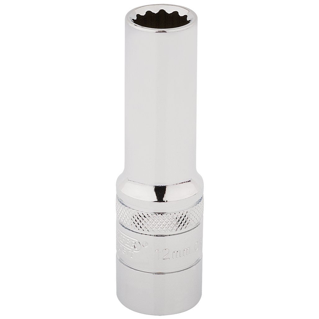 Draper Expert HI-TORQ® 12 Point Deep Socket, 1/2" Sq. Dr., 12mm  33731