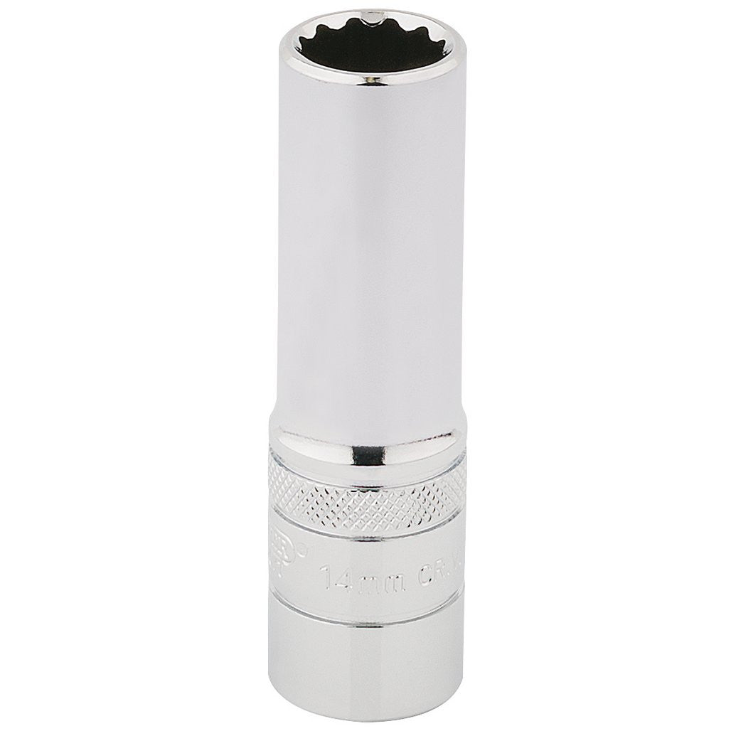 Draper Expert HI-TORQ® 12 Point Deep Socket, 1/2" Sq. Dr., 14mm  33733