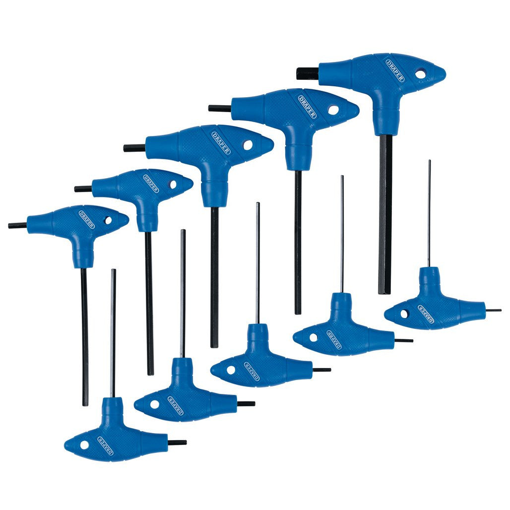 Draper Imperial T-Handle Hex Key Set (10 Piece)  33871