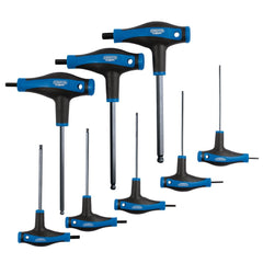Draper Expert Soft Grip Metric Hex & Ball End T-Handle Key Set (8 Piece)   33873