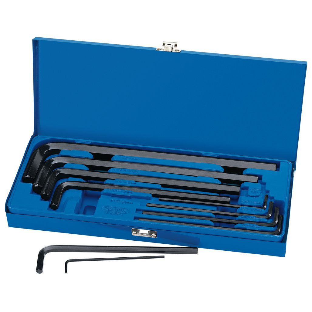 Draper Expert Metric Extra Long Hex Key Set (10 Piece)  33895
