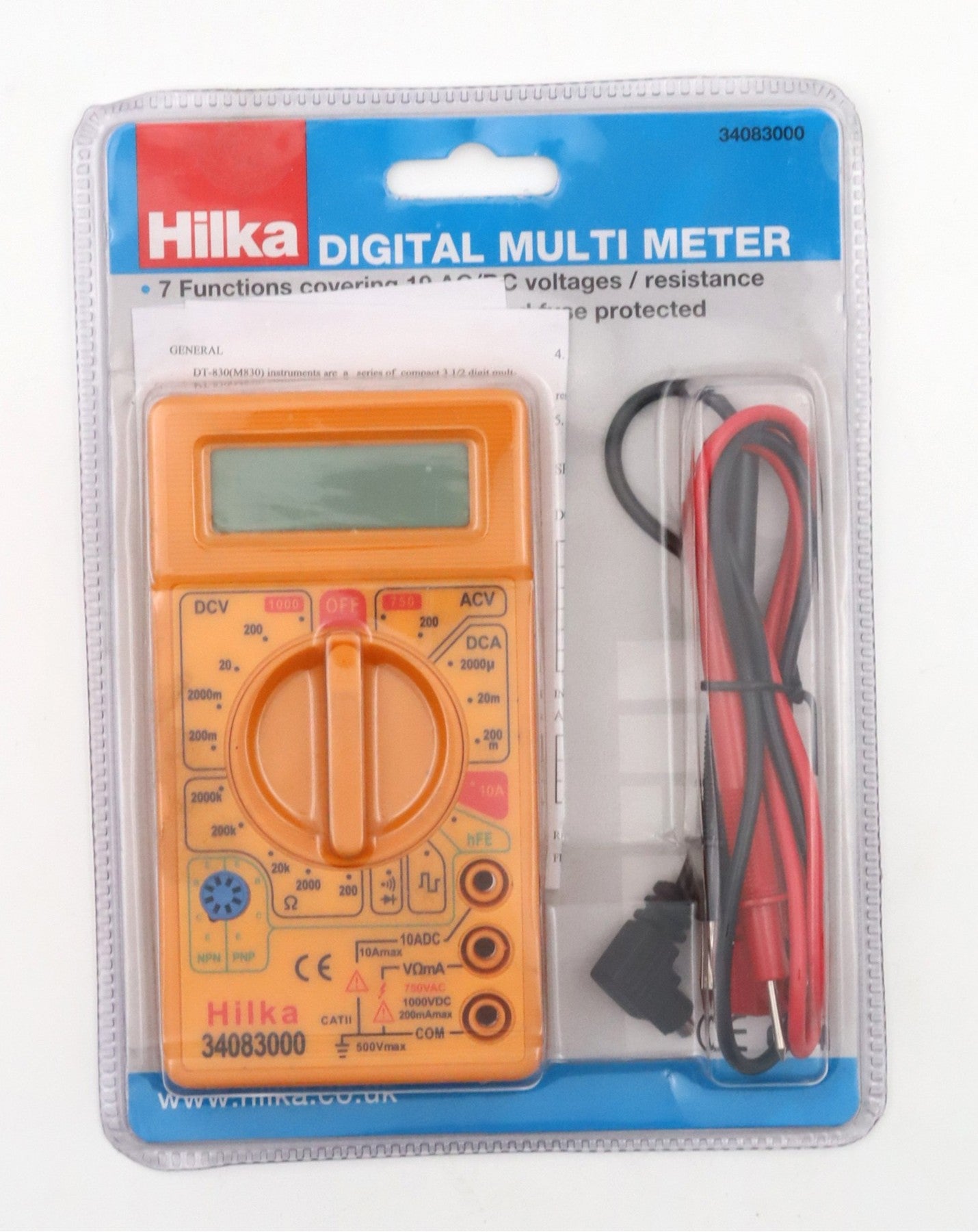 Hilka Digital Multi Meter 34083000