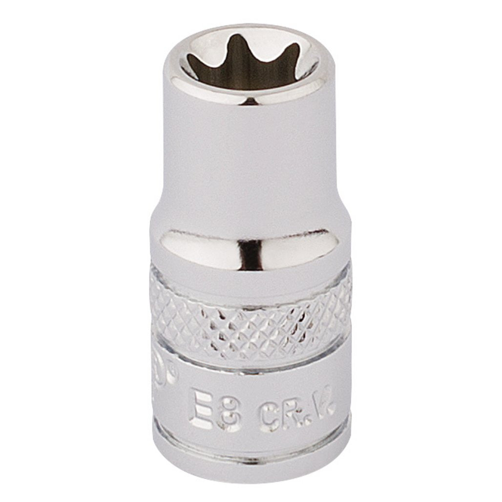 Draper Expert TX-STAR® Socket, 1/4" Sq. Dr., E8  34132