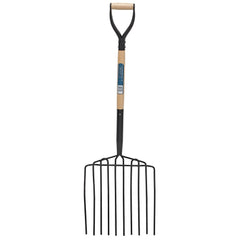 Draper 10 Prong Potato Fork with Wood Shaft and MYD Handle  34227