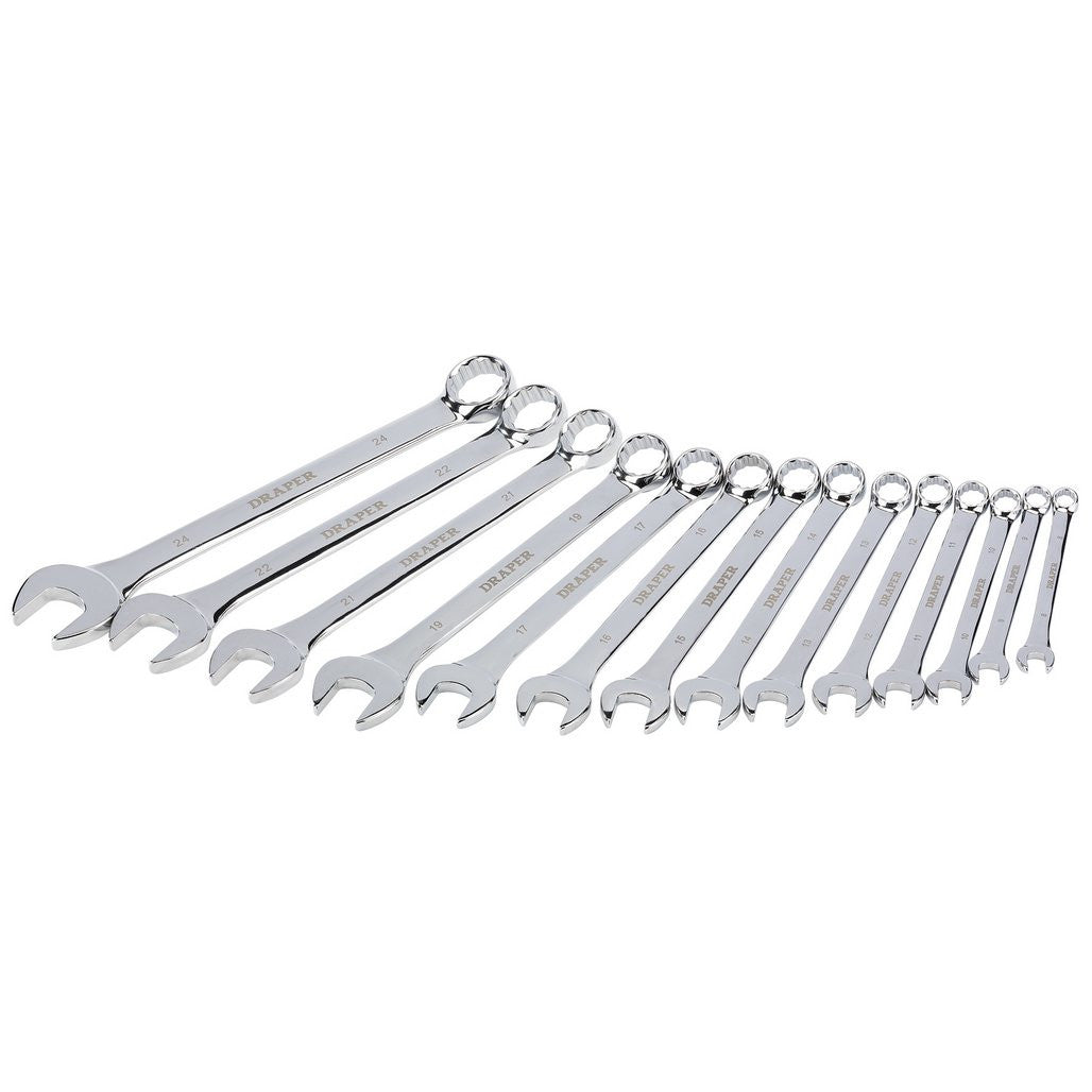 Draper HI-TORQ® Metric Combination Spanner Set (14 Piece)  34236