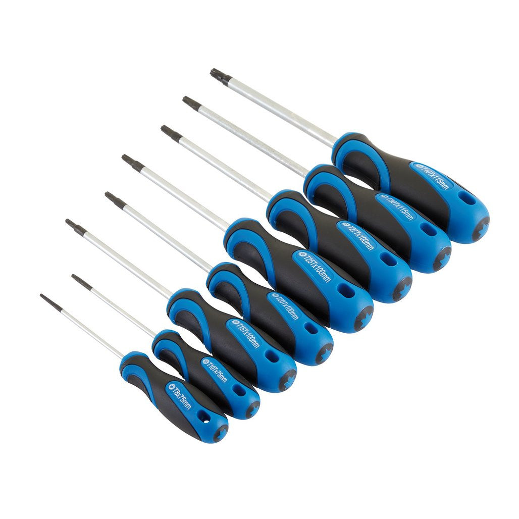 Draper TX-STAR® and TX-STAR® Security Soft Grip Screwdriver Set (8 Piece)  34251