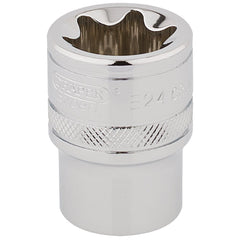 Draper Expert TX-STAR® Socket, 1/2" Sq. Dr., E24  34402