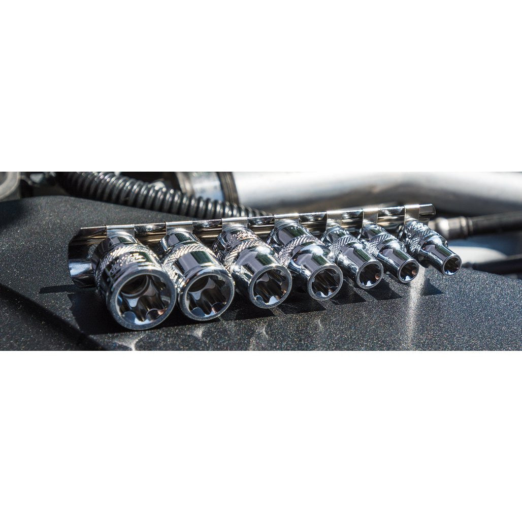 Draper Expert TX-STAR® Socket Set, 1/4" and 3/8" Sq. Dr. (7 Piece)  34412