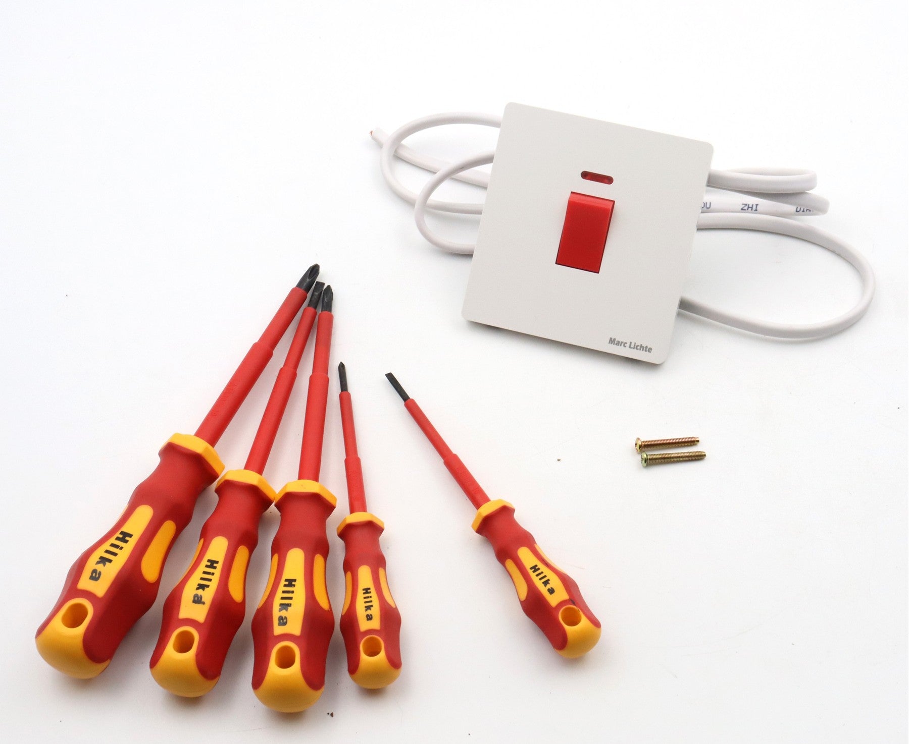 Hilka 5 pce VDE Electricians Screwdriver Set 34459005