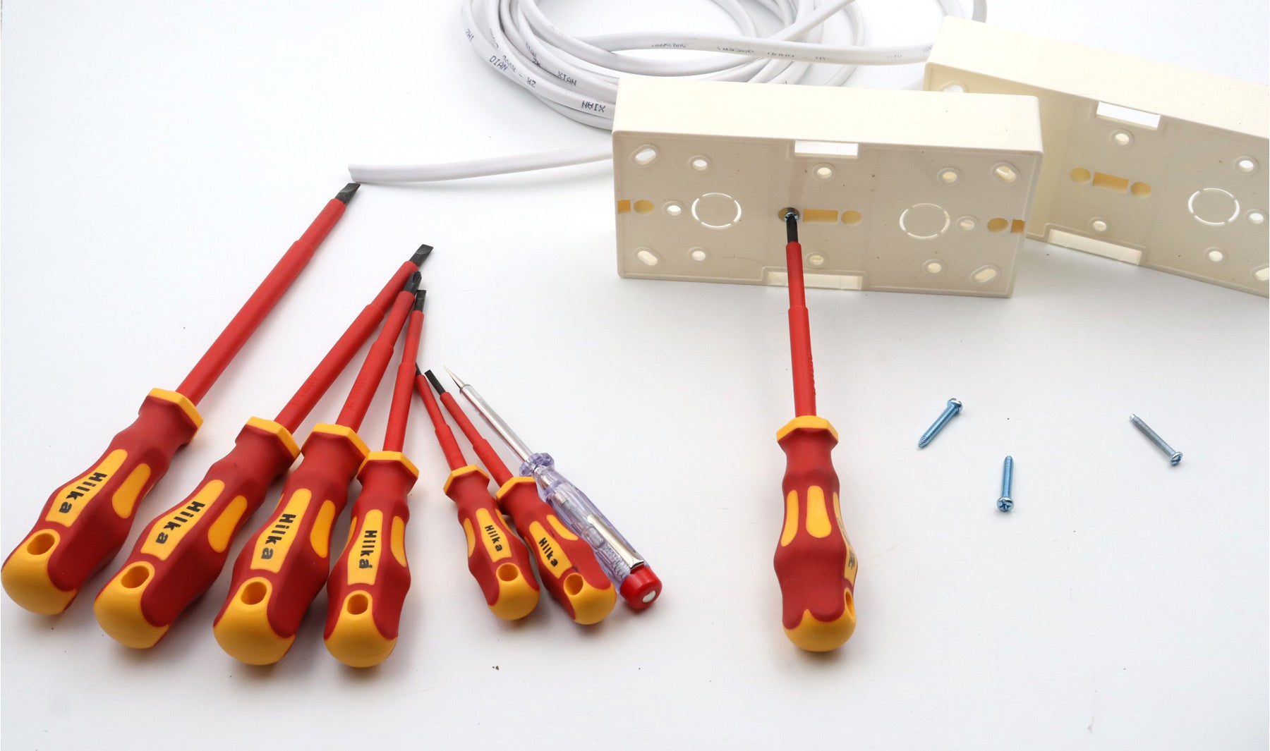 Hilka 8 pce VDE Electricians Screwdriver Set 34489008