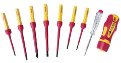 Hilka 9 pce VDE Quick Blade Electricians Screwdriver Set 34489009