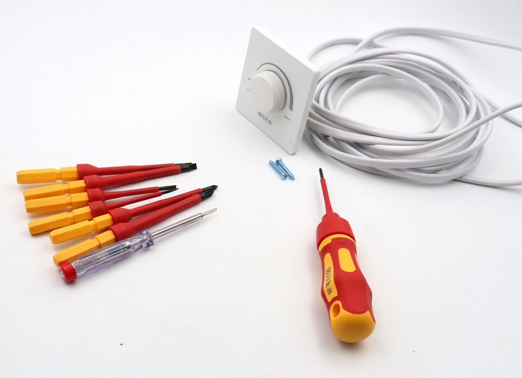 Hilka 9 pce VDE Quick Blade Electricians Screwdriver Set 34489009