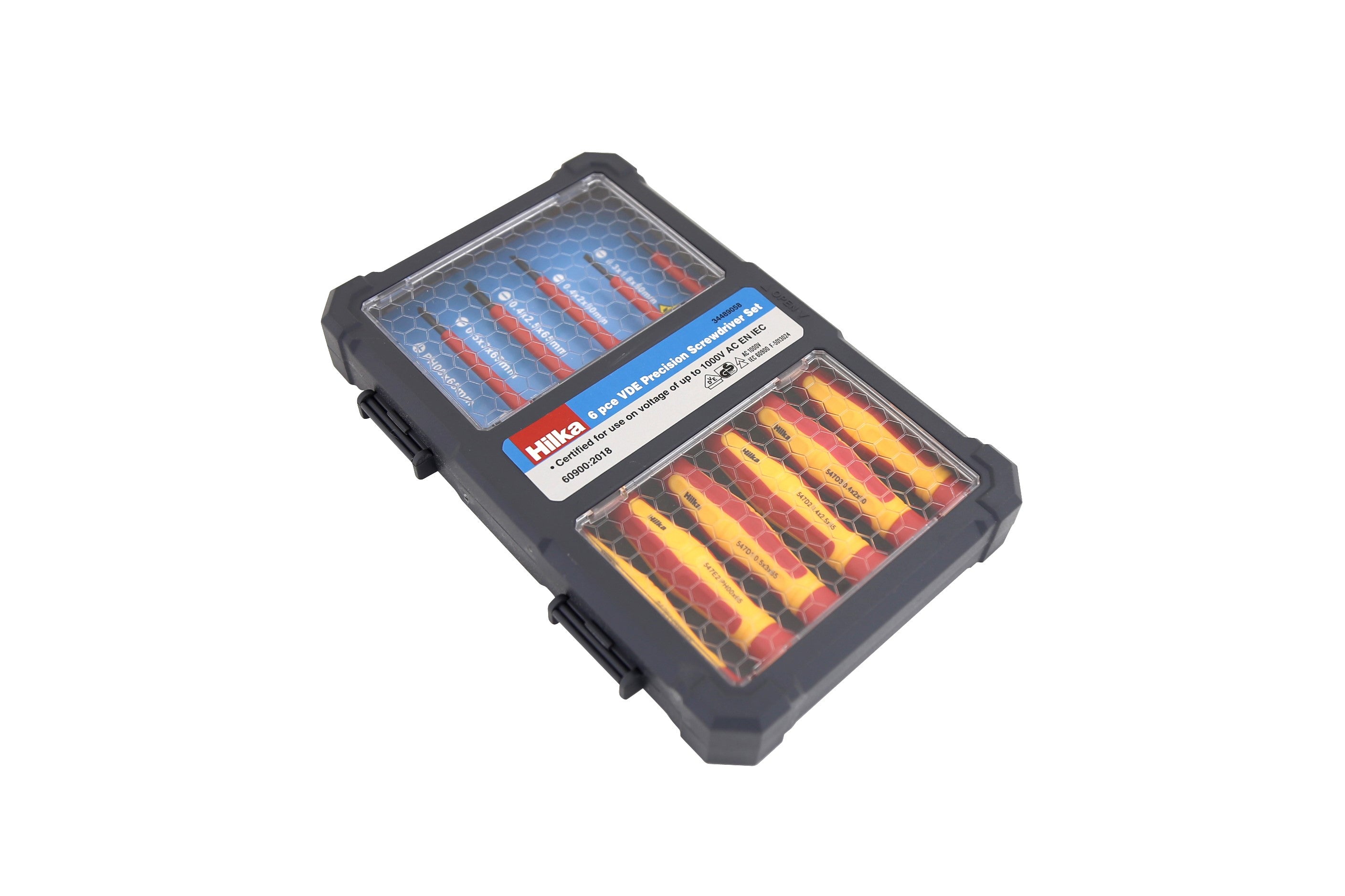 Hilka 6 pce VDE Precision Screwdriver Set 34489058