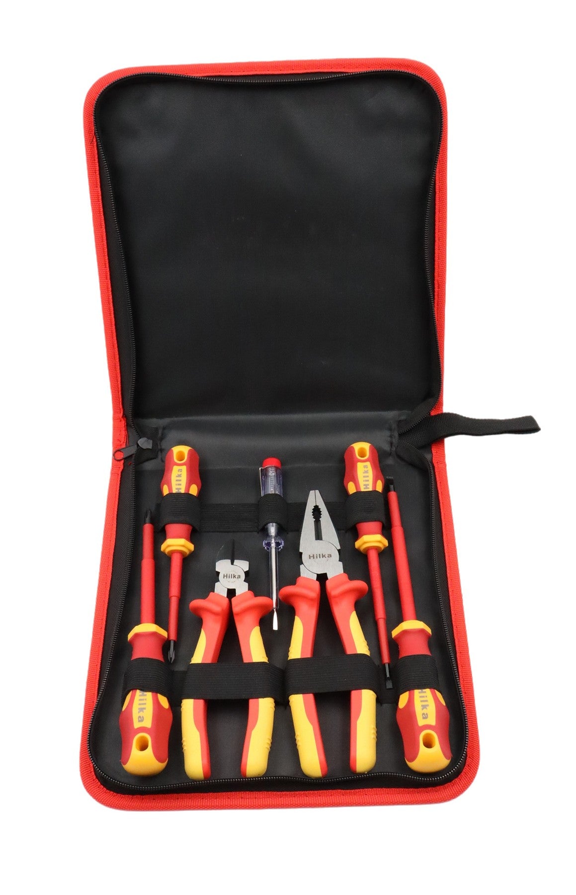 Hilka 7 pce VDE Electricians Screwdriver & Pliers Set 34688007