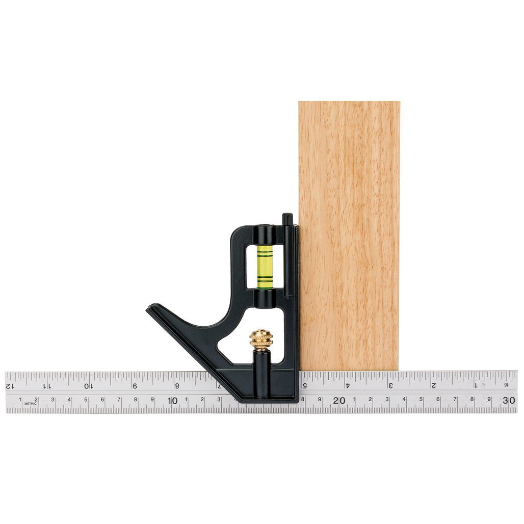 Draper Combination Square with Centre Head and Protractor, 300mm  34704