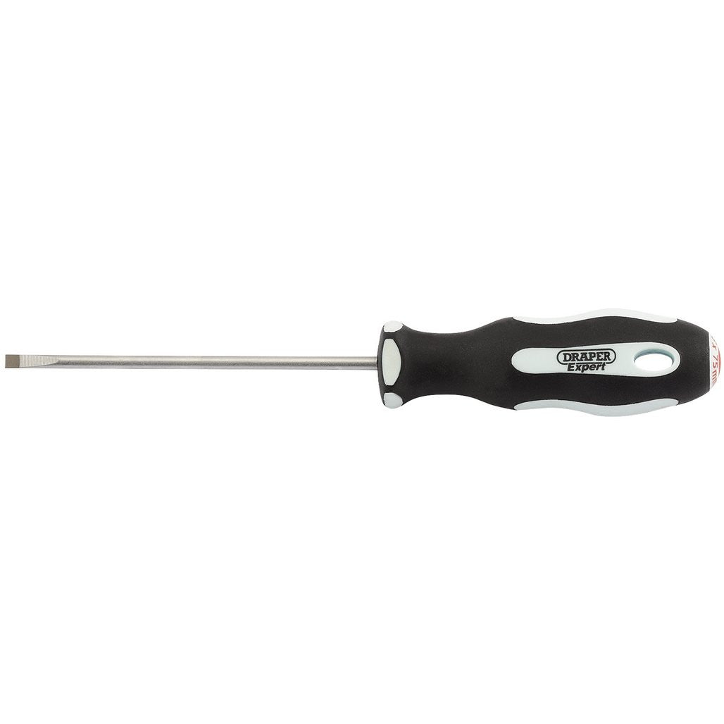 Draper Expert Plain Slot Soft Grip Parallel Tip Screwdriver, 3 x 75mm  34971