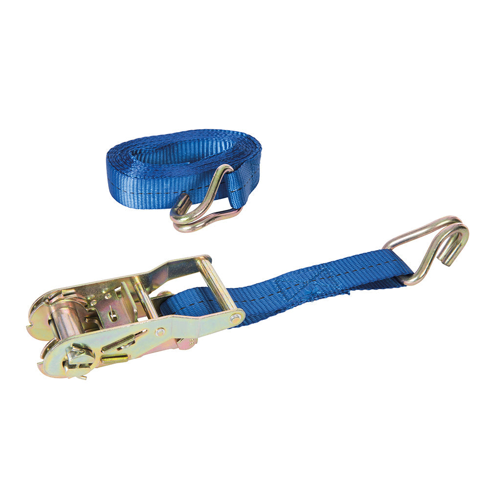 Silverline Ratchet Tie Down Strap J-Hook 350060