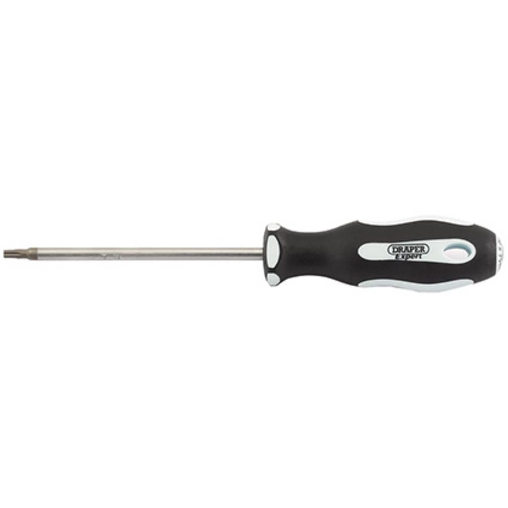 Draper Expert TX-STAR® Security Soft Grip Screwdriver, T10T x 75mm  35137