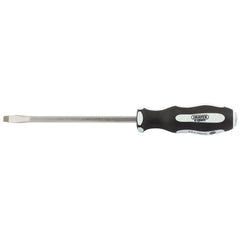 Draper Expert 'Pound Thru' Plain Slot Soft Grip Screwdriver, 6.5 x 150mm  35183