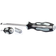 Draper Expert 'Pound Thru' Plain Slot Soft Grip Screwdriver, 10 x 250mm  35186