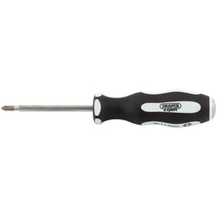 Draper Expert 'Pound Thru' Cross Slot Soft Grip Screwdriver, No.1 x 75mm  35210